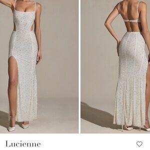 Lucienne White Maxi Dress